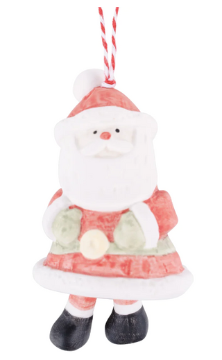 Jolly Santa Dangle Ornament