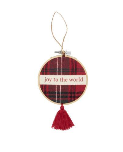 Joy Hoop Ornament