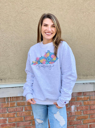 KY Floral Sweatshirt