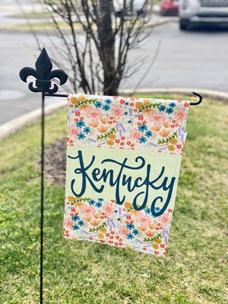 KY Floral Garden Flag