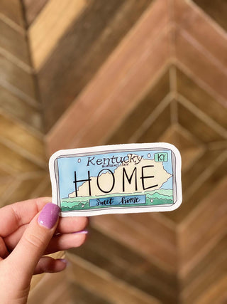 KY License Plate Sticker