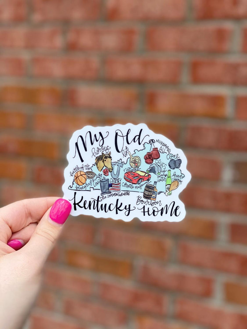 KY Map Sticker