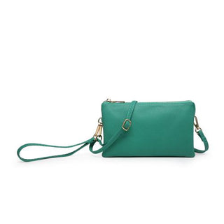 Kelly Green Wristlet Crossbody