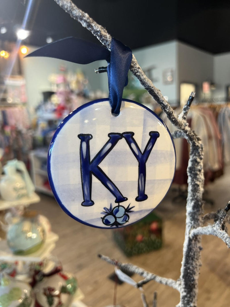 Kentucky Blue Flat Ornament