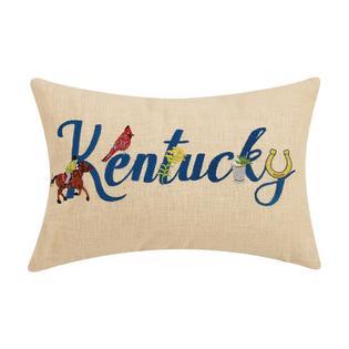 Kentucky Embroidery Pillow
