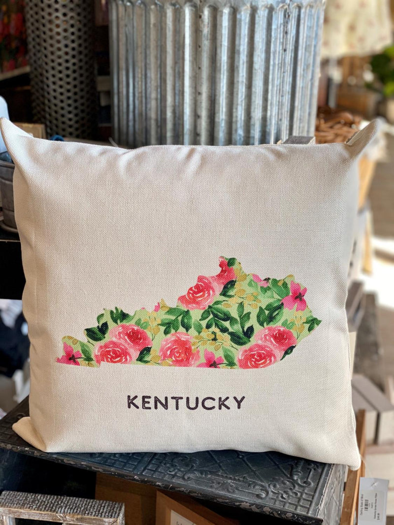 Kentucky Garden Roses Pillow