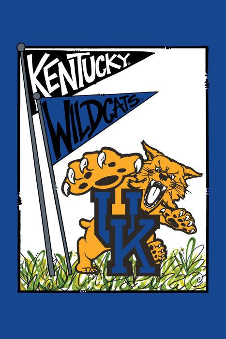 Kentucky Mascot Garden Flag
