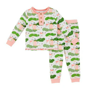 Kids Pink Golf PJs