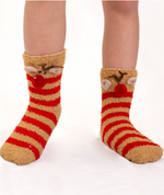 Kids Reindeer Cozy Socks