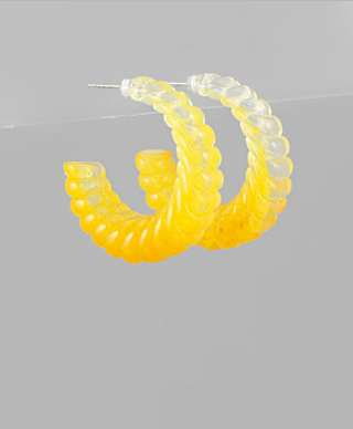Krista Hoop Earring Orange