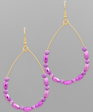 Kristin Earrings Purple