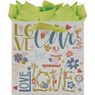 LOVE PETITE SQUARE GIFT BAG