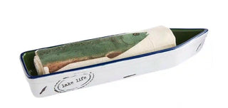 Lake Boat Cracker Towel Set