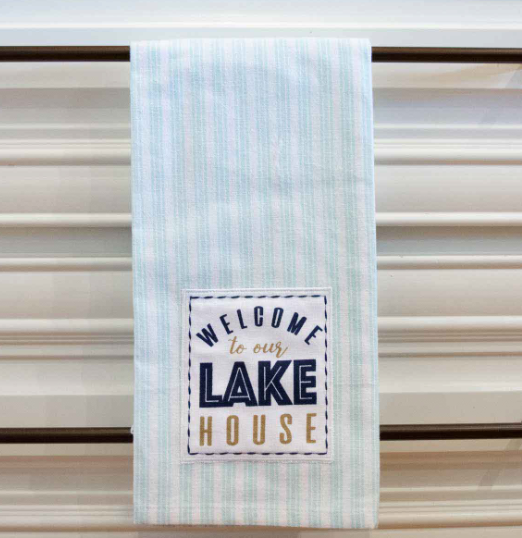Lake House Stripe Towel