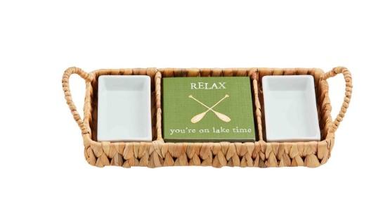 Lake Serving Napkin Basket