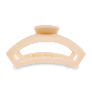 Open Almond Beige Large Claw Hair Clip