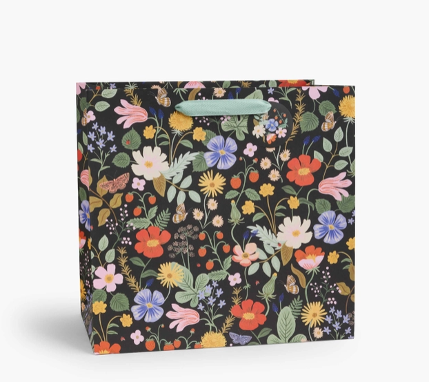 Large Gift Bag- Strawberry Fields