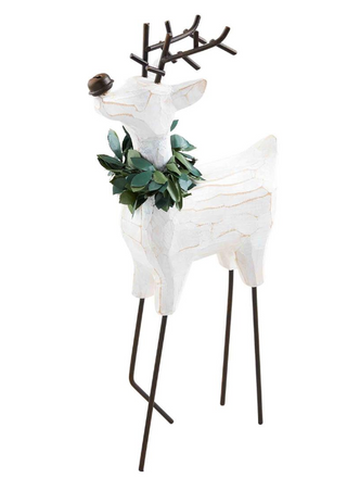 Large Lodge Deer Sitter