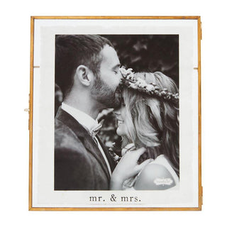 Large Mr Mrs Glass Frame