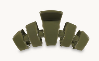 Large Olive Teleties Clip