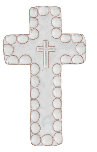 Large Stoneware Cross