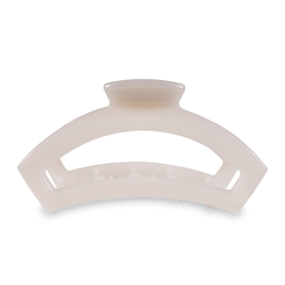 Large White Open Clip