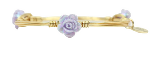 Bourbon & Boweties Lavender Mini Rose Bangle