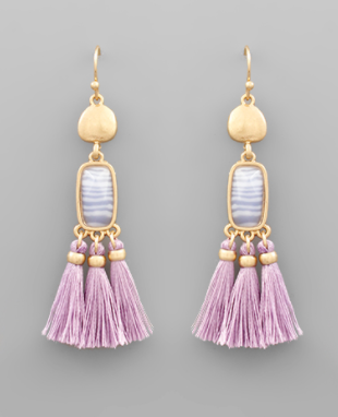 Lavender Multi Tassel