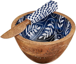 Leaf Dot Wood Dip Set