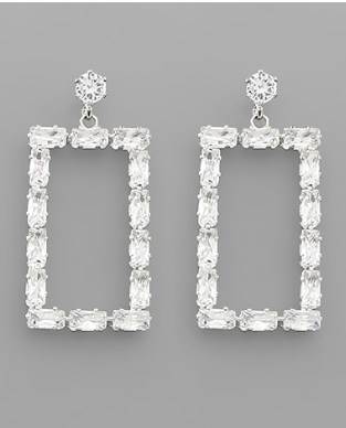 Lena Earring Rhodium