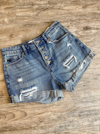 Lena Mid Rise Jean Shorts