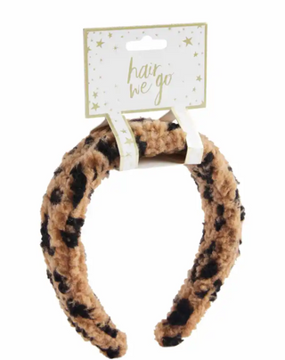 Leopard Sherpa Headband