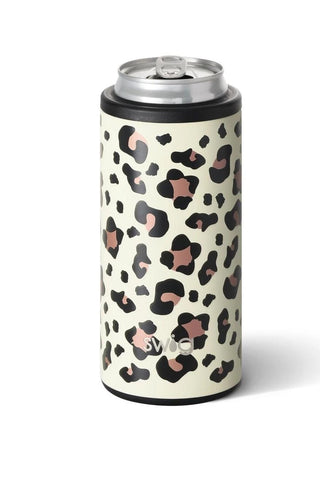 Leopard Slim Can Cooler