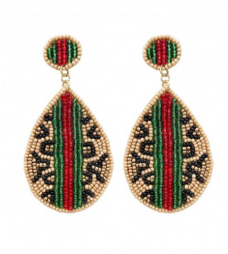 Leopard Stripe Maggie Earring