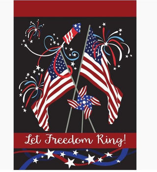 Let Freedom Ring Garden Flag