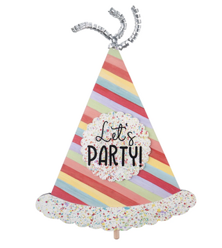 Let's Party Hat Topper
