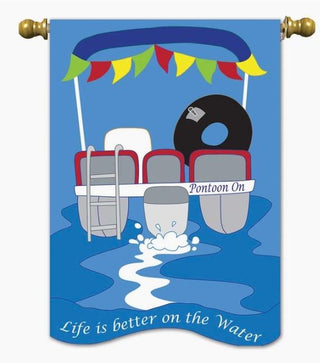Life Is Better Garden Flag