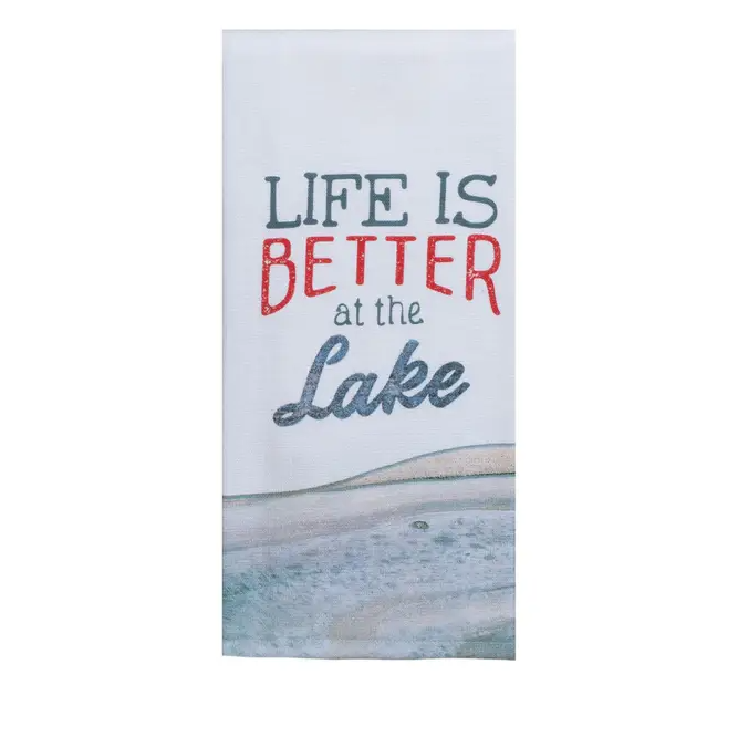 Life is Better At Lake Towel