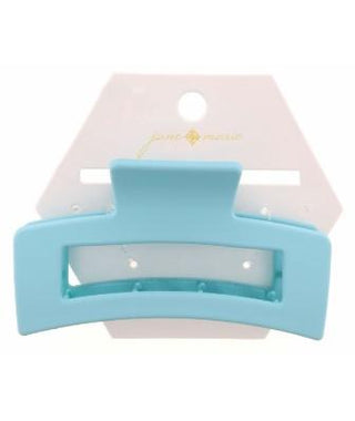 Light Blue Rectangle Hair Clip