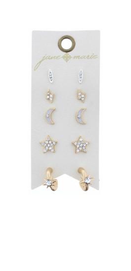 Lightning Bolt Hoop Earring