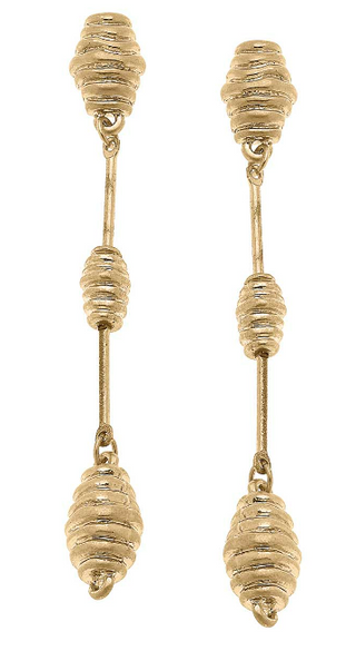 Lilith Beehive Drop Earring