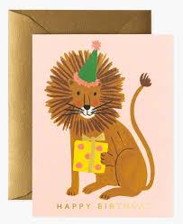 Lion Birthday Card