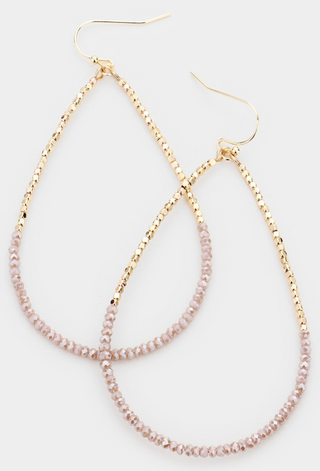 Lionel Earrings Dark Pink