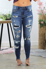 Lisa Patch Skinny Jean