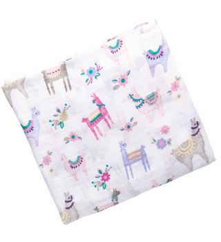 Llama Muslin Swaddle