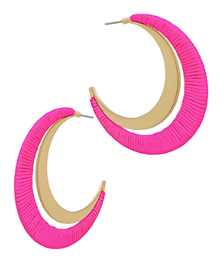Lola Earrings Fuchsia