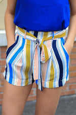 Look Away Stripe Short