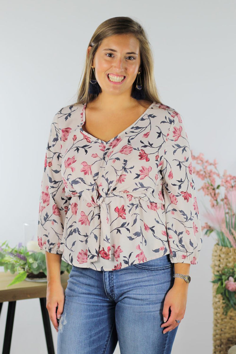 Lookin’ at the Sun Peplum Top
