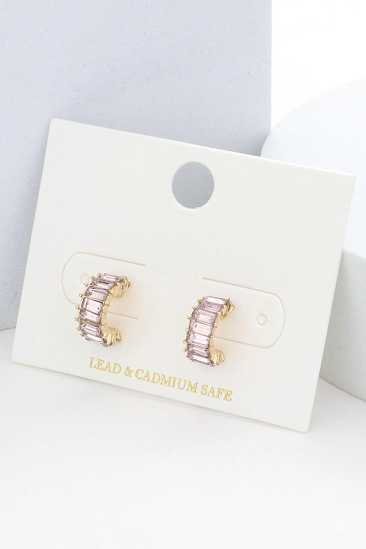 Light Pink Louisa Earrings Hoop