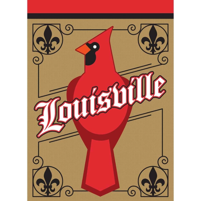 Louisville Cardinal GardenFlag